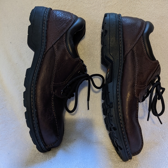 Men's brown leather Dockers 11.5 M shoes - Picture 4 of 7